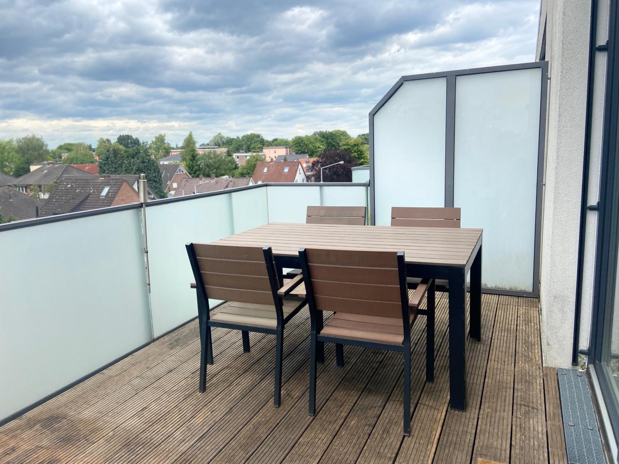 شقة Micasa Ol - Modernes Penthouse - Stellplatz - Kueche - Wlan - Dachterrasse أولدنبورغ المظهر الخارجي الصورة