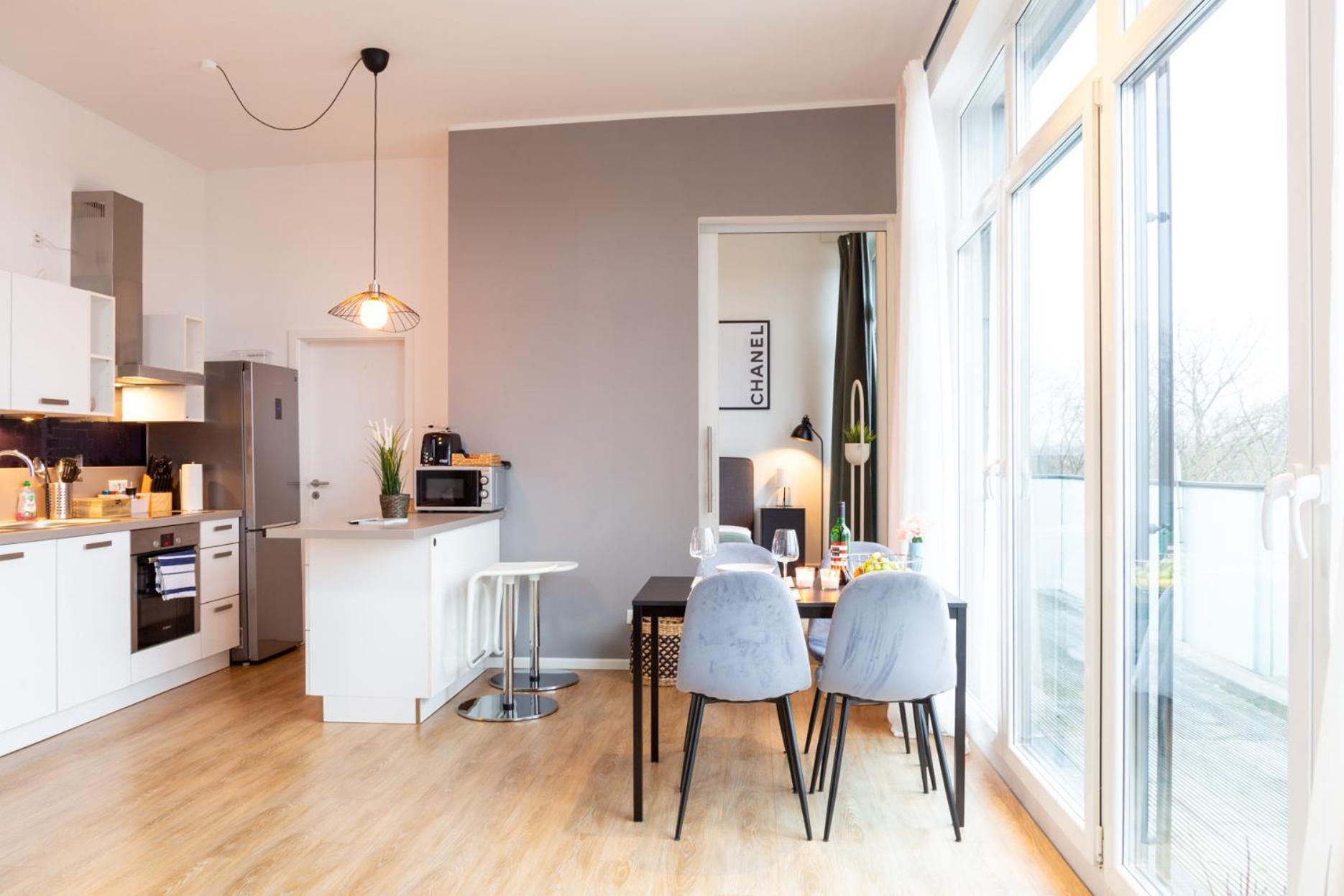 شقة Micasa Ol - Modernes Penthouse - Stellplatz - Kueche - Wlan - Dachterrasse أولدنبورغ المظهر الخارجي الصورة